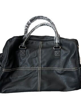 RARE Alfa Duffle Bag A5032 (Black, Stitched)